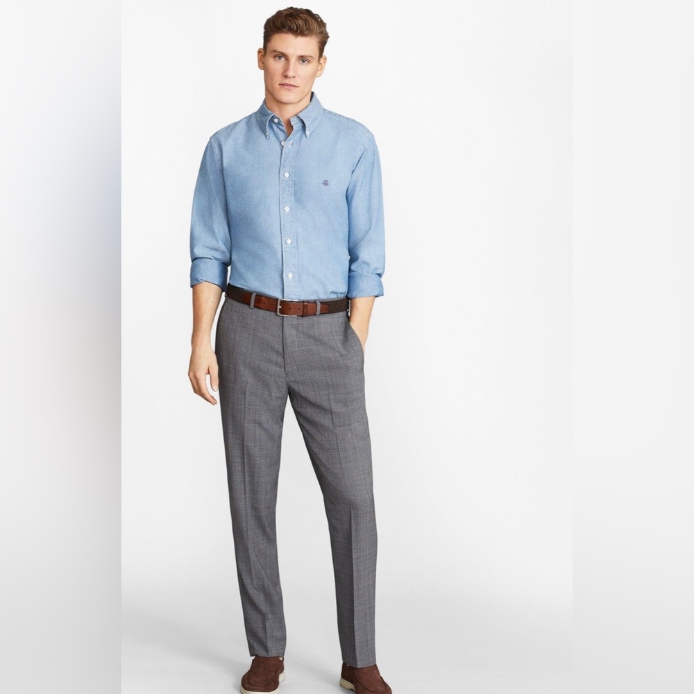 Banana republic men’s 33/30 Taylor fit gray dress pants, straight legs